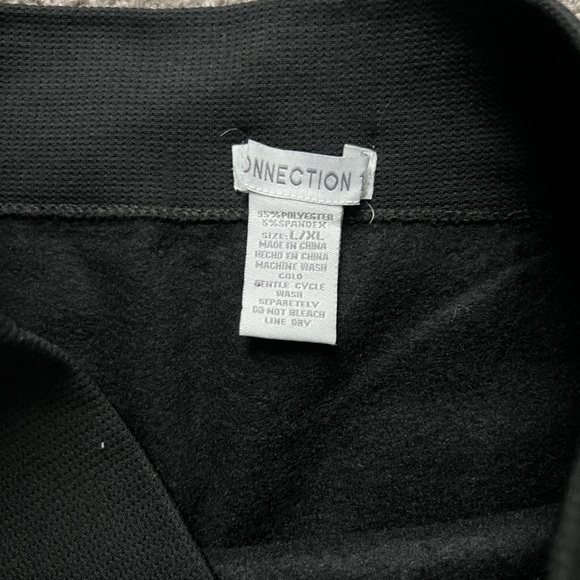 Connection 18 Black Textured Leggings - Picture 4 of 7